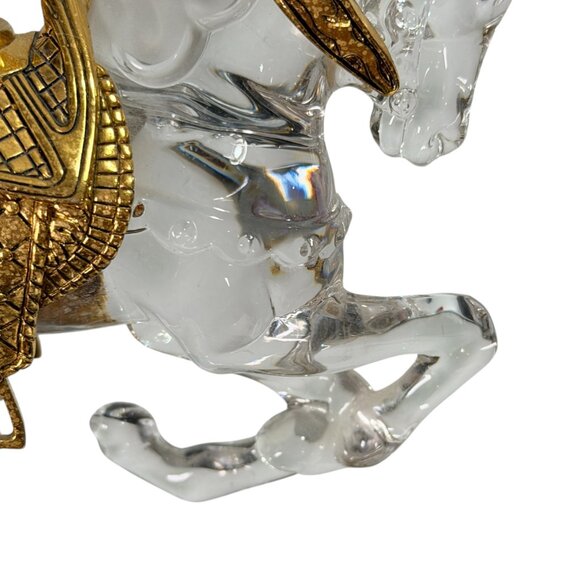 Crystal Prancer By William Dentzel III The Franklin Mint Carousel Horse Germany - Picture 5 of 15